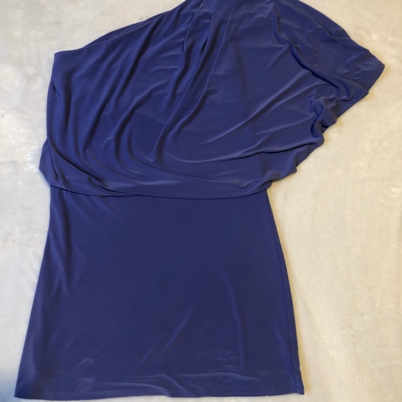 Periwinkle - Jessica Simpson One Shoulder Dress - Picture 4 of 7